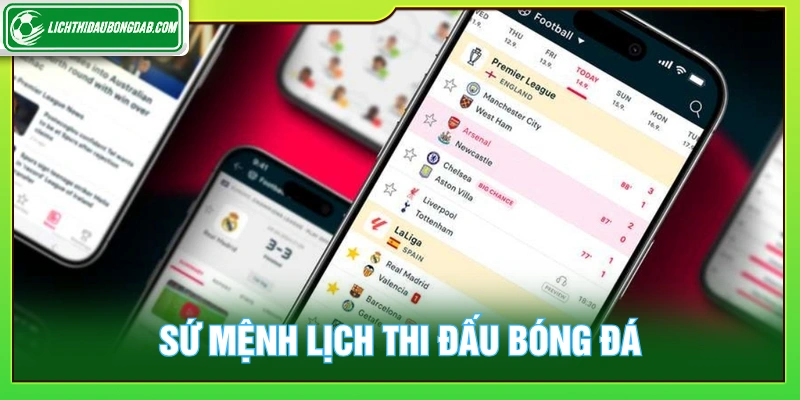 Sứ mệnh hoạt động của diễn đàn Lịch thi đấu bóng đá
