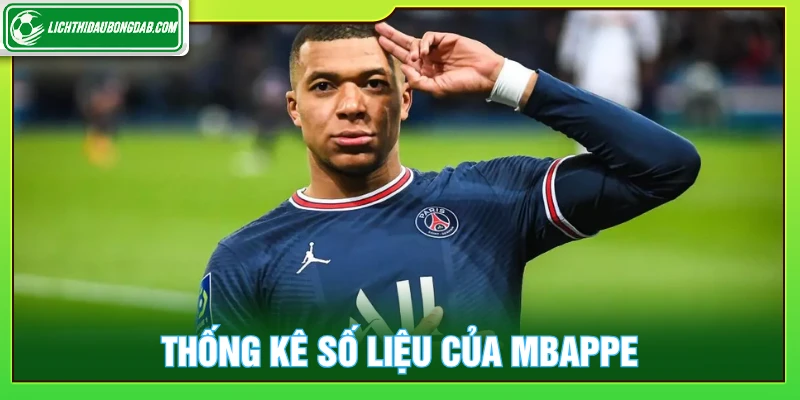 Thống kê số liệu của Mbappe trong mùa giải năm nay